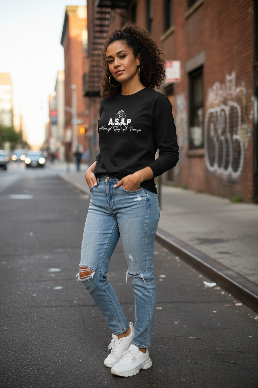 A.S.A.P Black Long Sleeve - Female