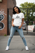 A.S.A.P White Tee Model Shot