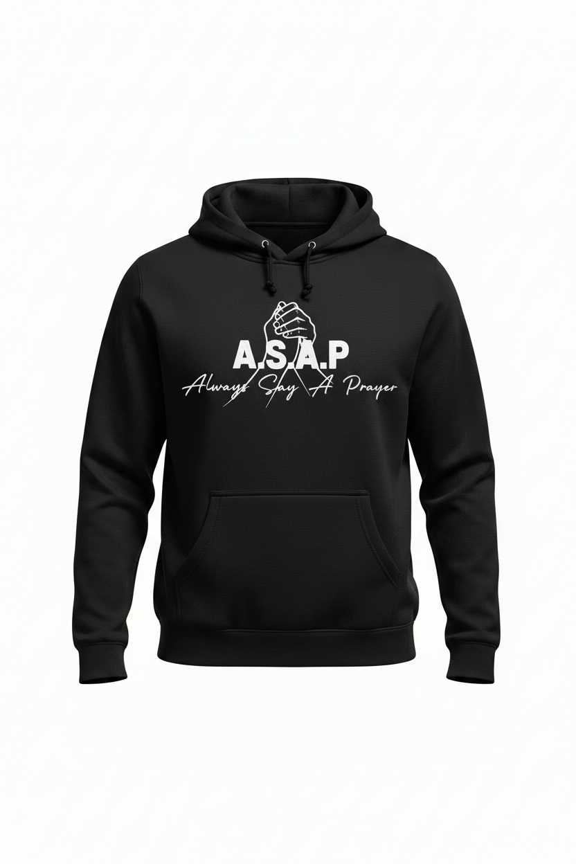 Black Hoodie - Front