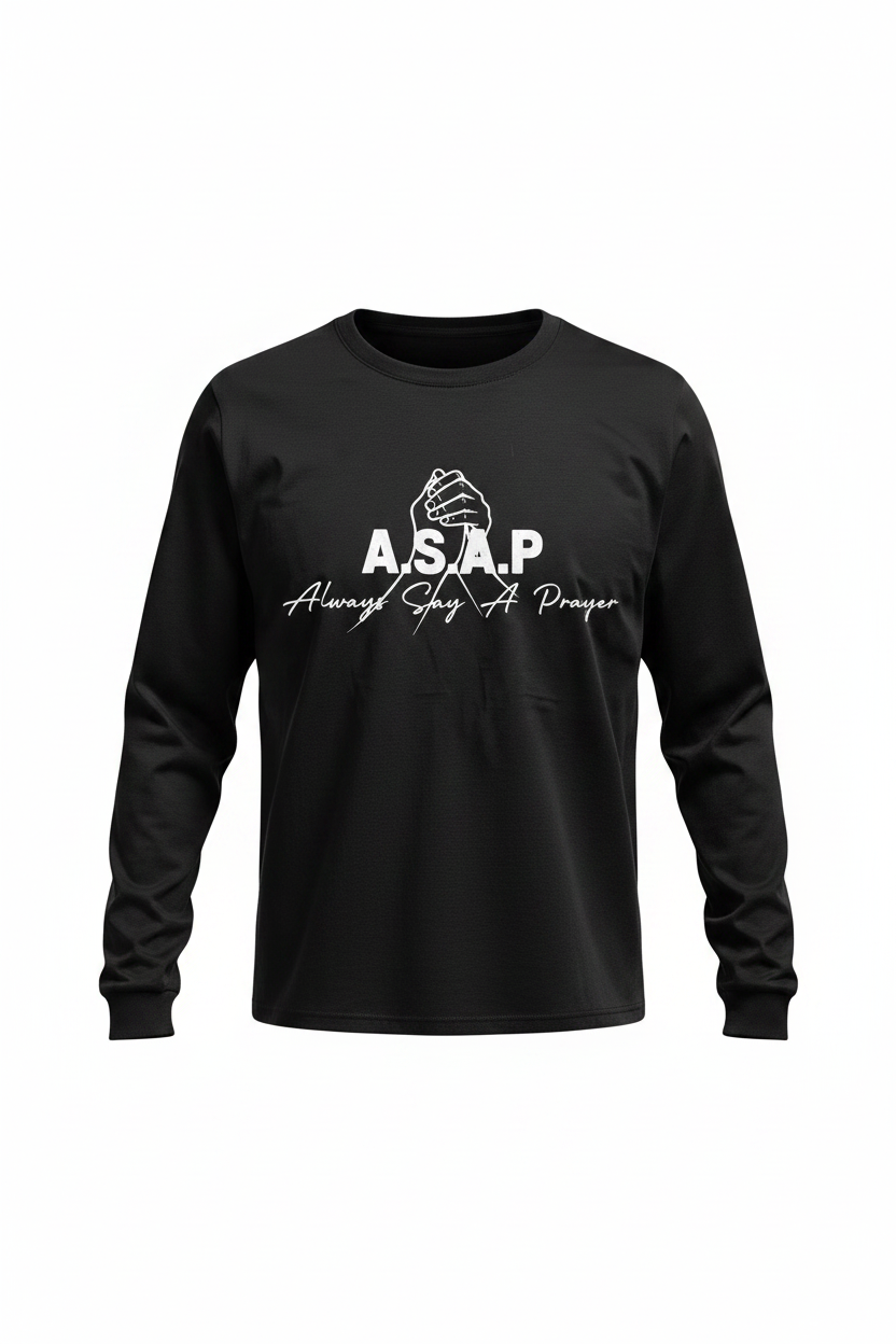 Black Long Sleeve - Front