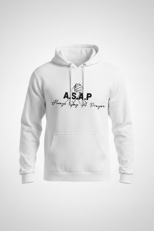 A.S.A.P White Hoodie front mockup fixed
