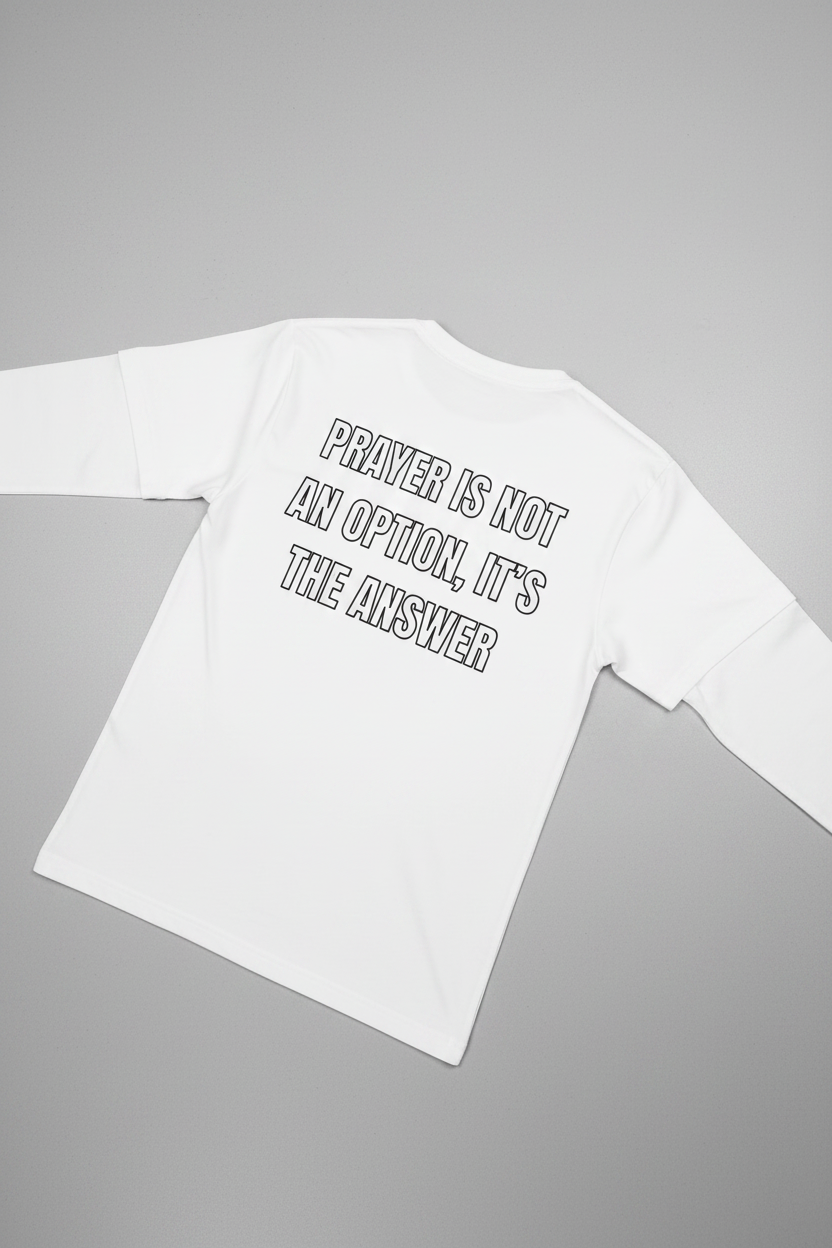 White Long Sleeve - Back