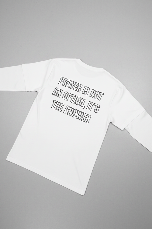 White Long Sleeve - Back