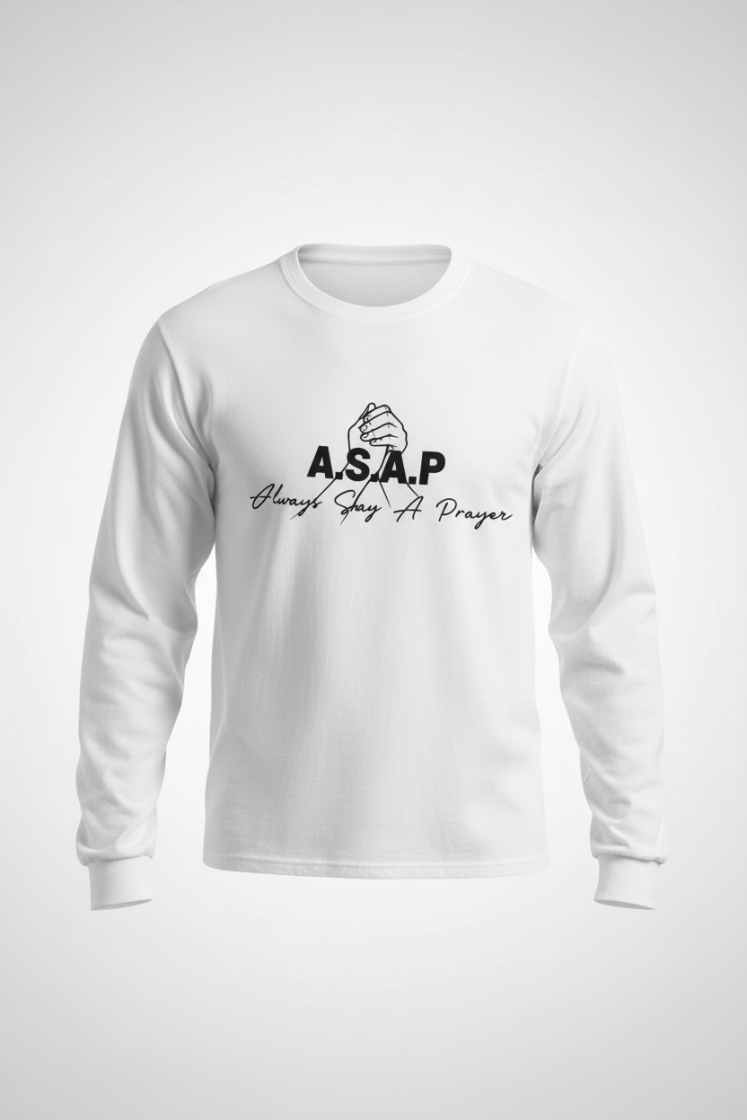 White Long Sleeve - Front